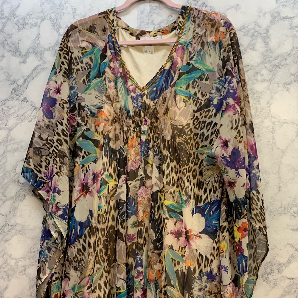 Jennifer Lopez Flowy Blouse